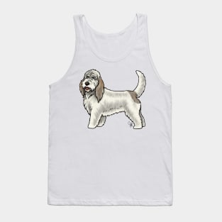 Dog - Grand Basset Griffon Vendeen - White and Grizzle Tank Top